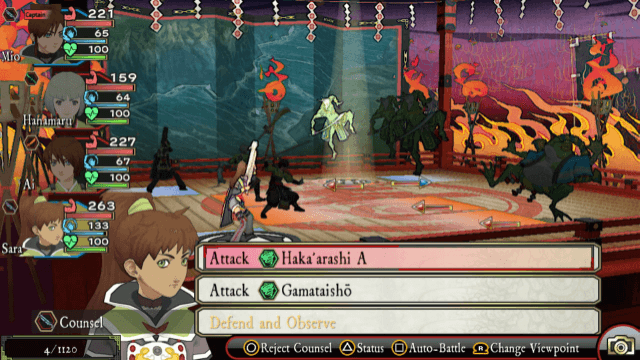 Oreshika: Tainted Bloodlines 2 screenshot 2 for Playstation Vita